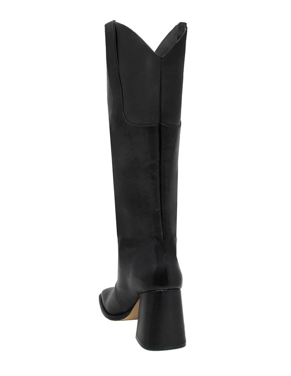 Bota abajo de la rodilla King de piel para mujer 3