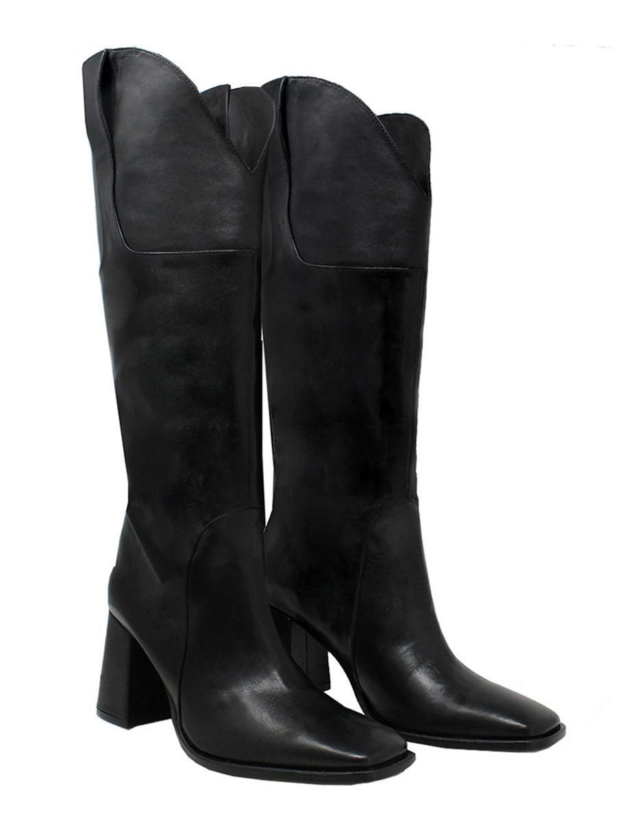 Bota abajo de la rodilla King de piel para mujer 4