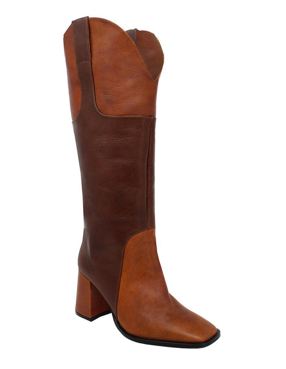 Bota abajo de la rodilla King de piel para mujer Bota abajo de la rodilla King de piel para mujer