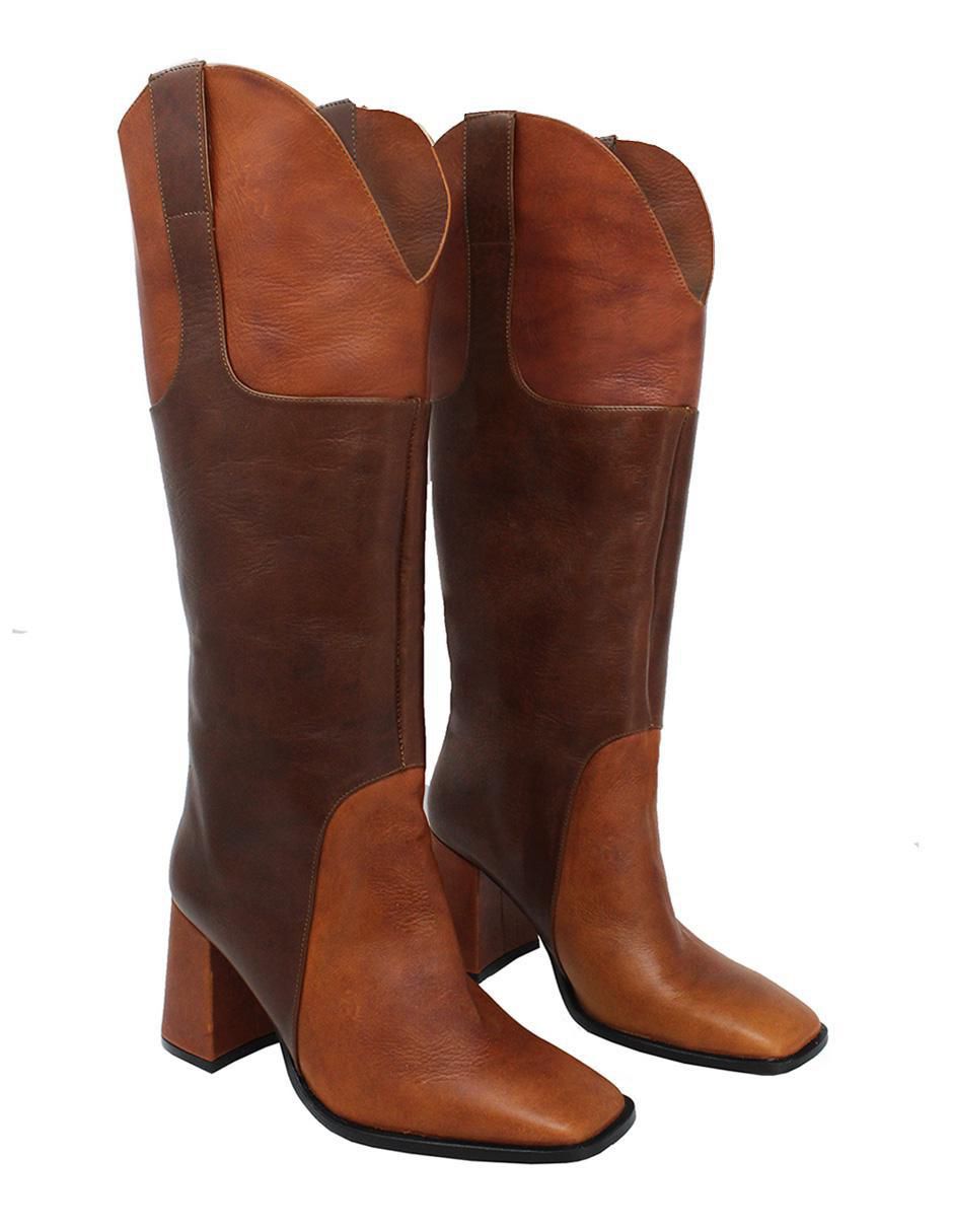 Bota abajo de la rodilla regina romero king 75 "de" piel "para mujer"
