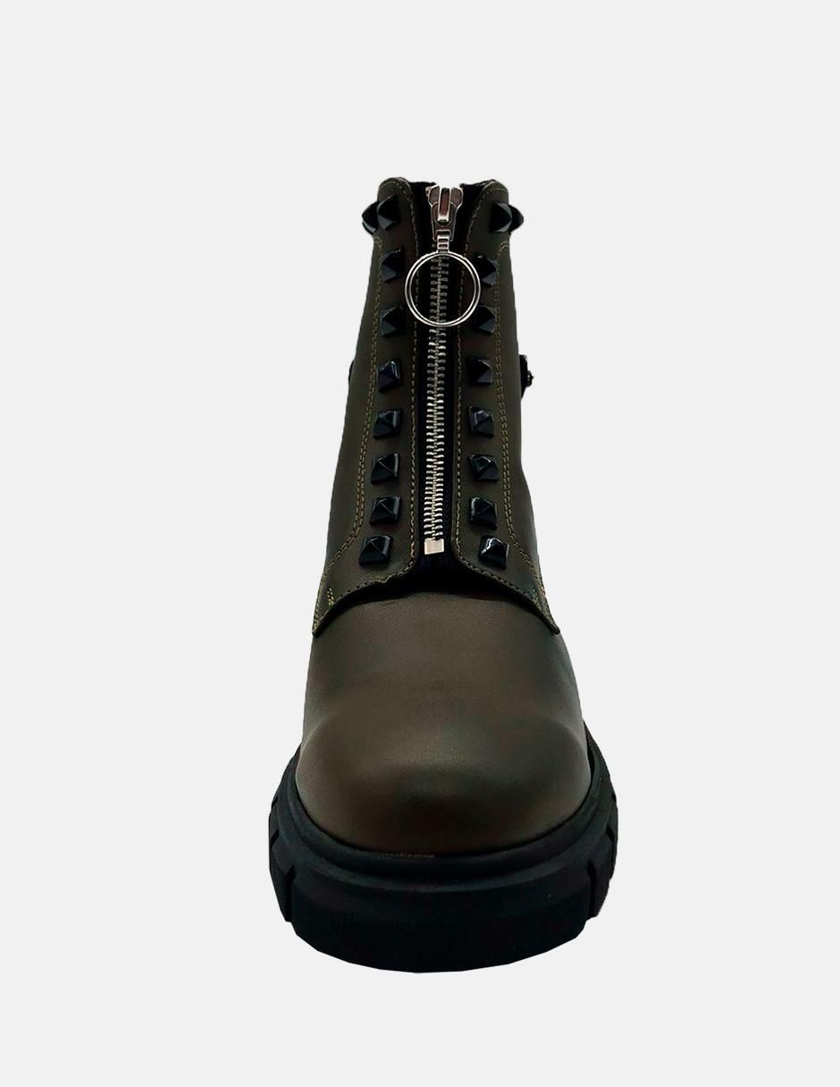 Bota arriba del tobillo de piel para mujer 3