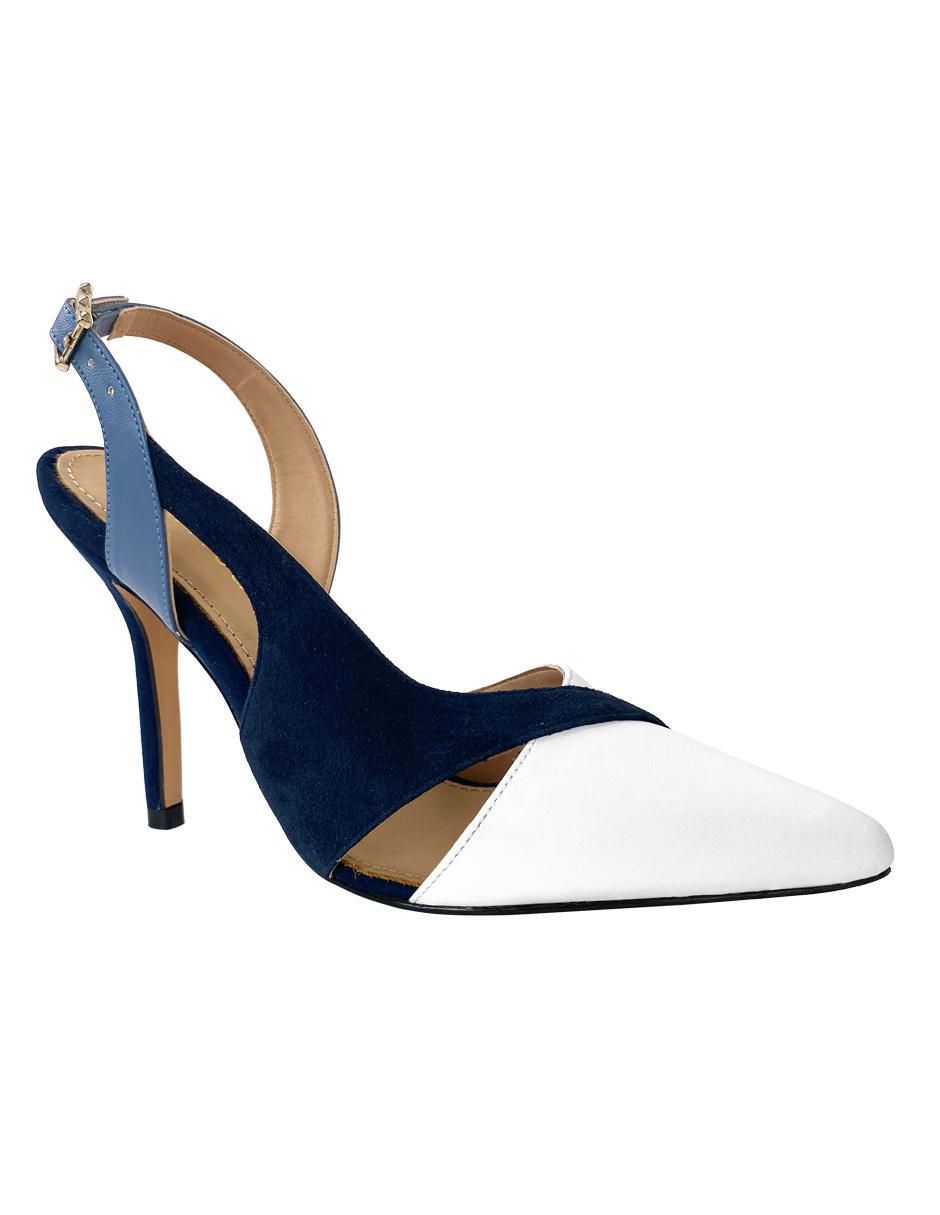 Zapatilla de piel
