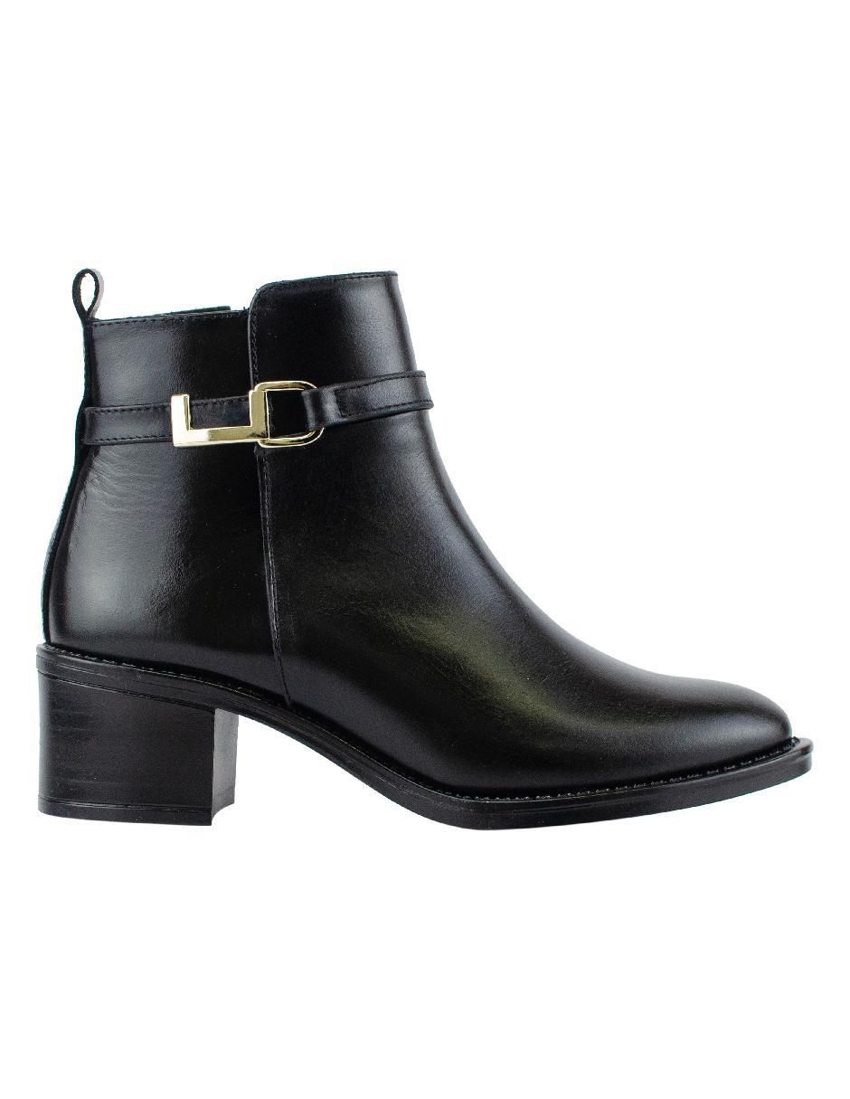 Bota al tobillo de piel para mujer 3