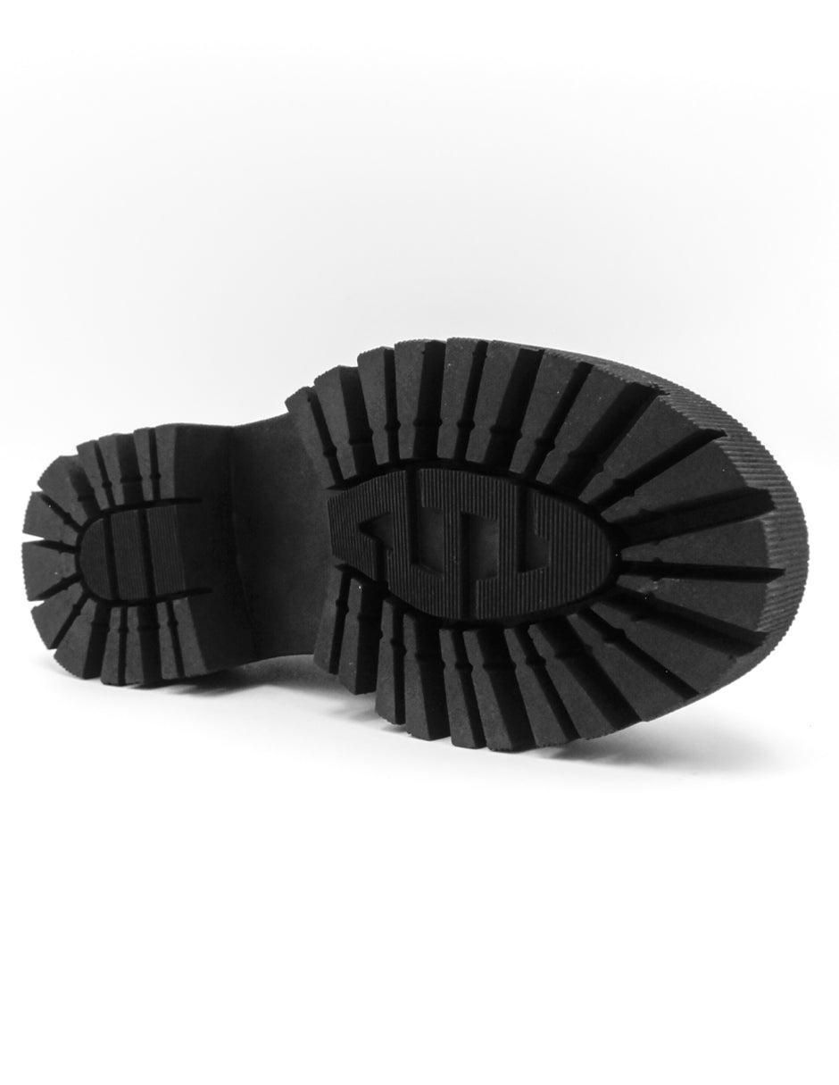 Bota media pierna de piel para mujer 4