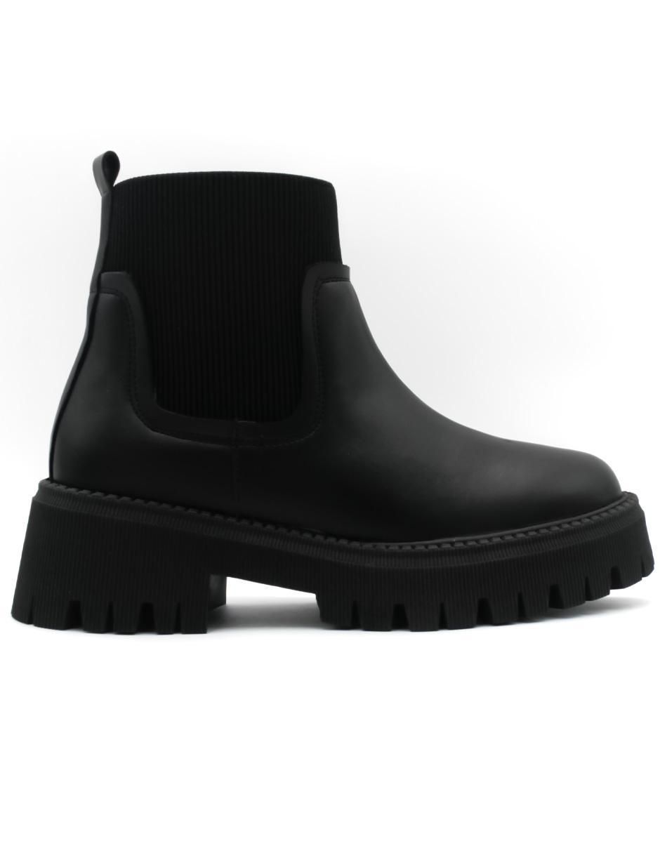 Bota arriba del tobillo de piel para mujer 2