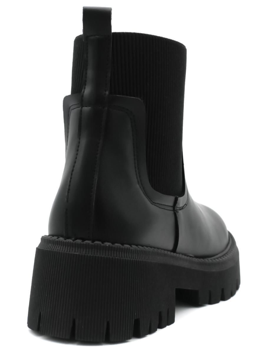 Bota arriba del tobillo de piel para mujer 5