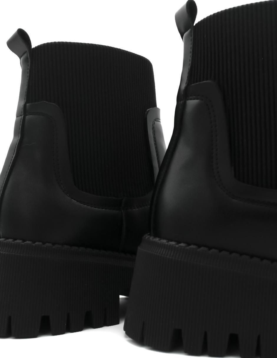 Bota arriba del tobillo de piel para mujer 6