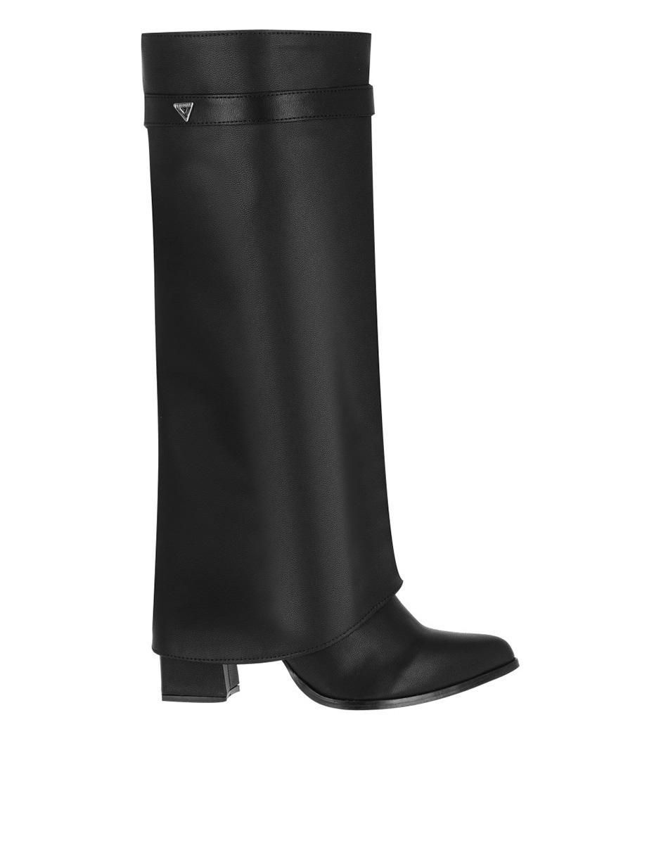 Bota abajo de la rodilla Francia de piel para mujer 2