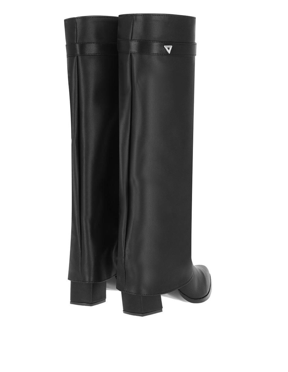 Bota abajo de la rodilla Francia de piel para mujer 3
