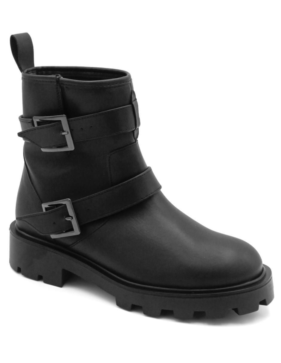 Bota arriba del tobillo de piel para mujer Bota arriba del tobillo de piel para mujer