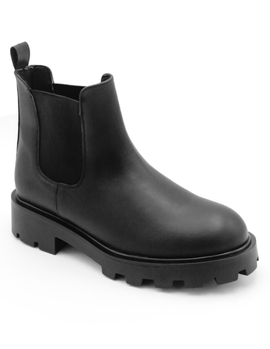 Bota arriba del tobillo de piel para mujer