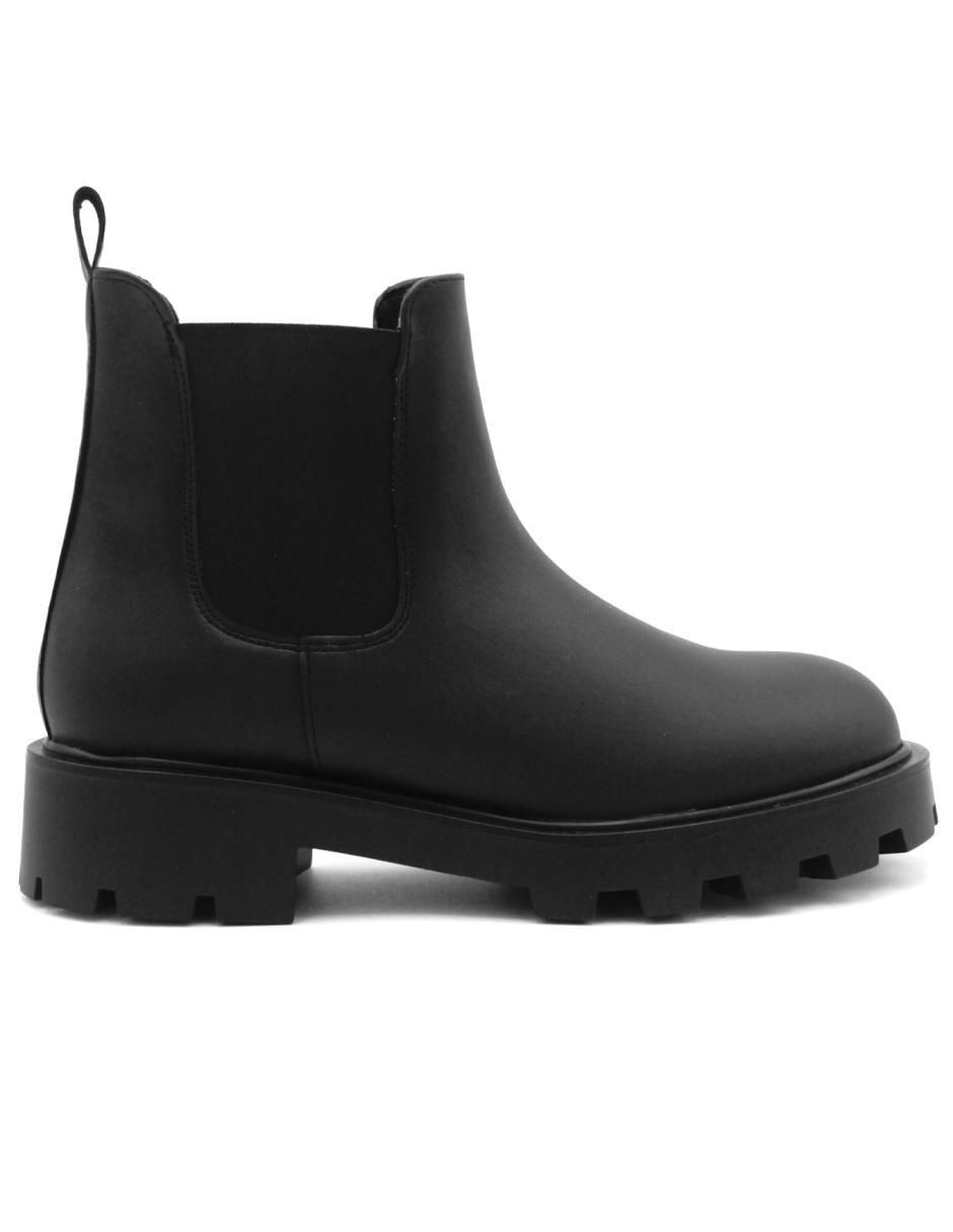 Bota arriba del tobillo de piel para mujer 2