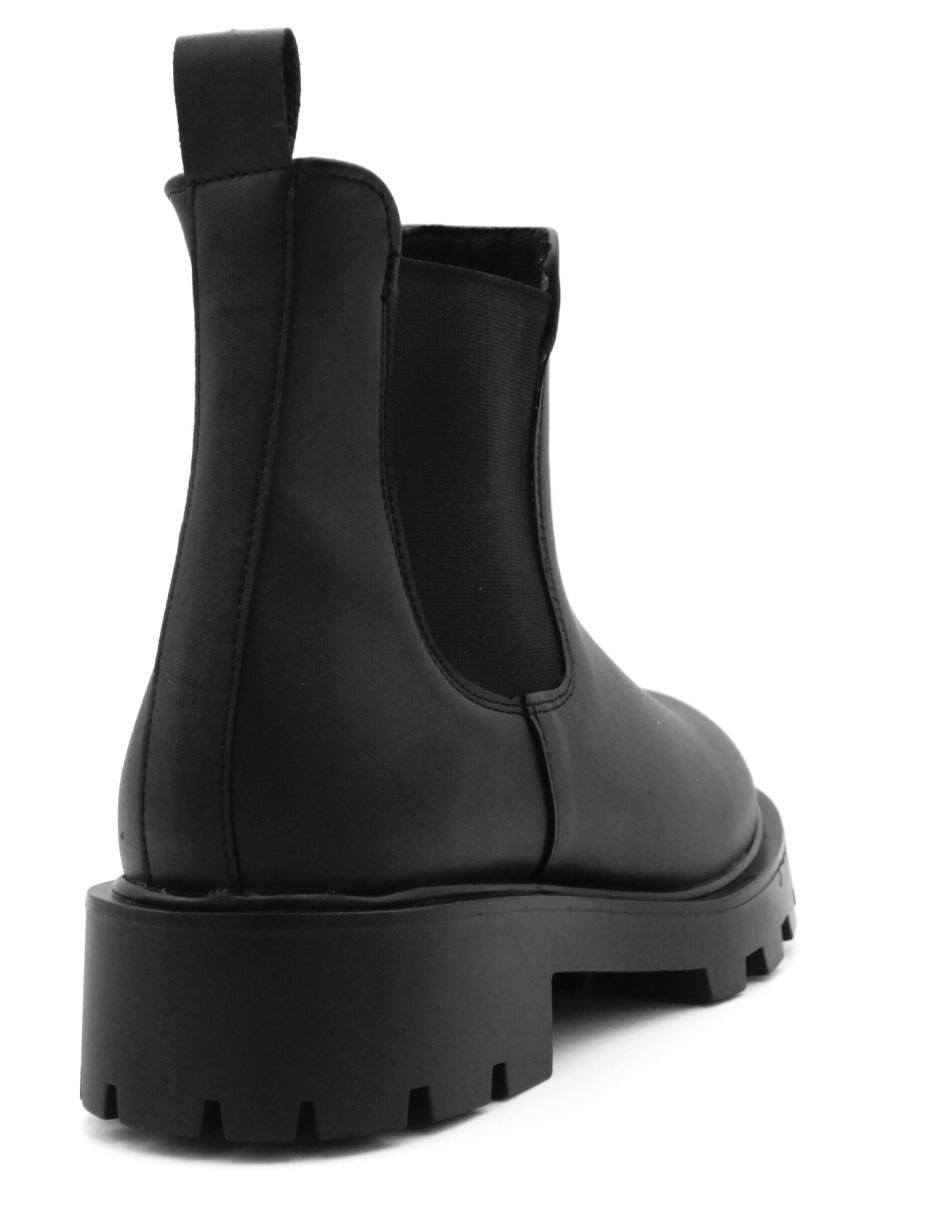 Bota arriba del tobillo de piel para mujer 4