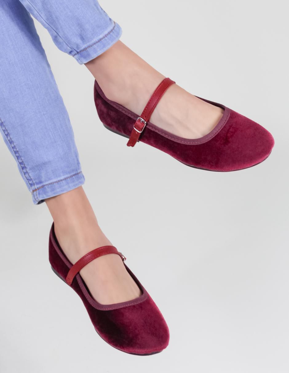 Balerina de gamuza para mujer 2