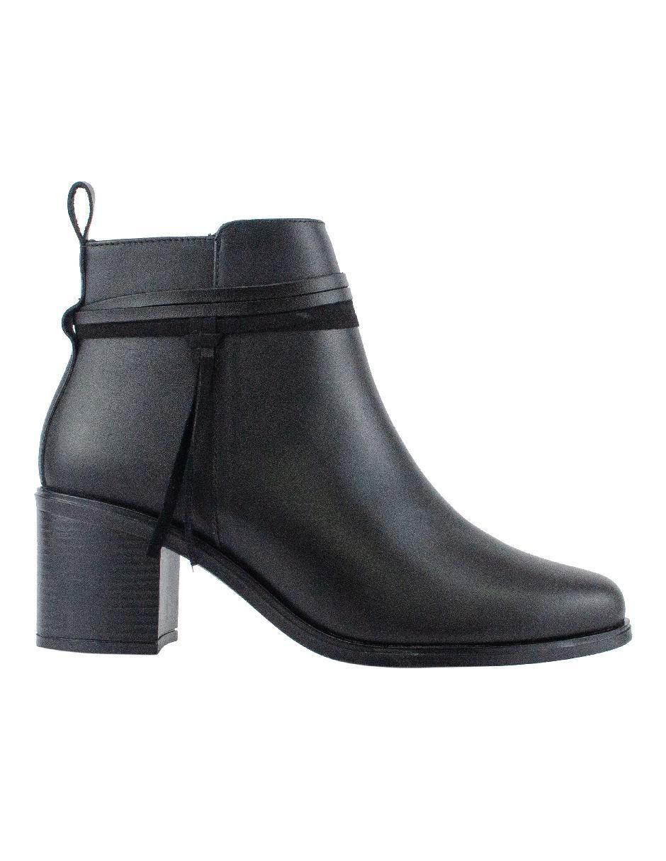 Bota al tobillo de piel para mujer 2