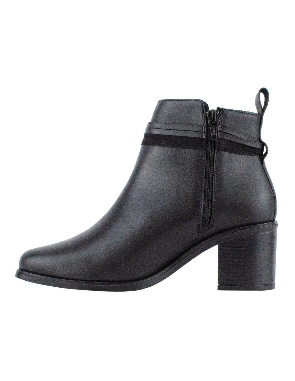 Bota al tobillo de piel para mujer 3