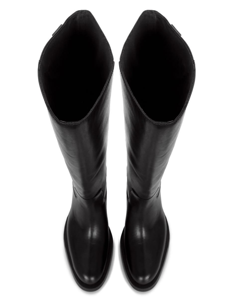 Bota abajo de la rodilla Bonnie de piel para mujer 2