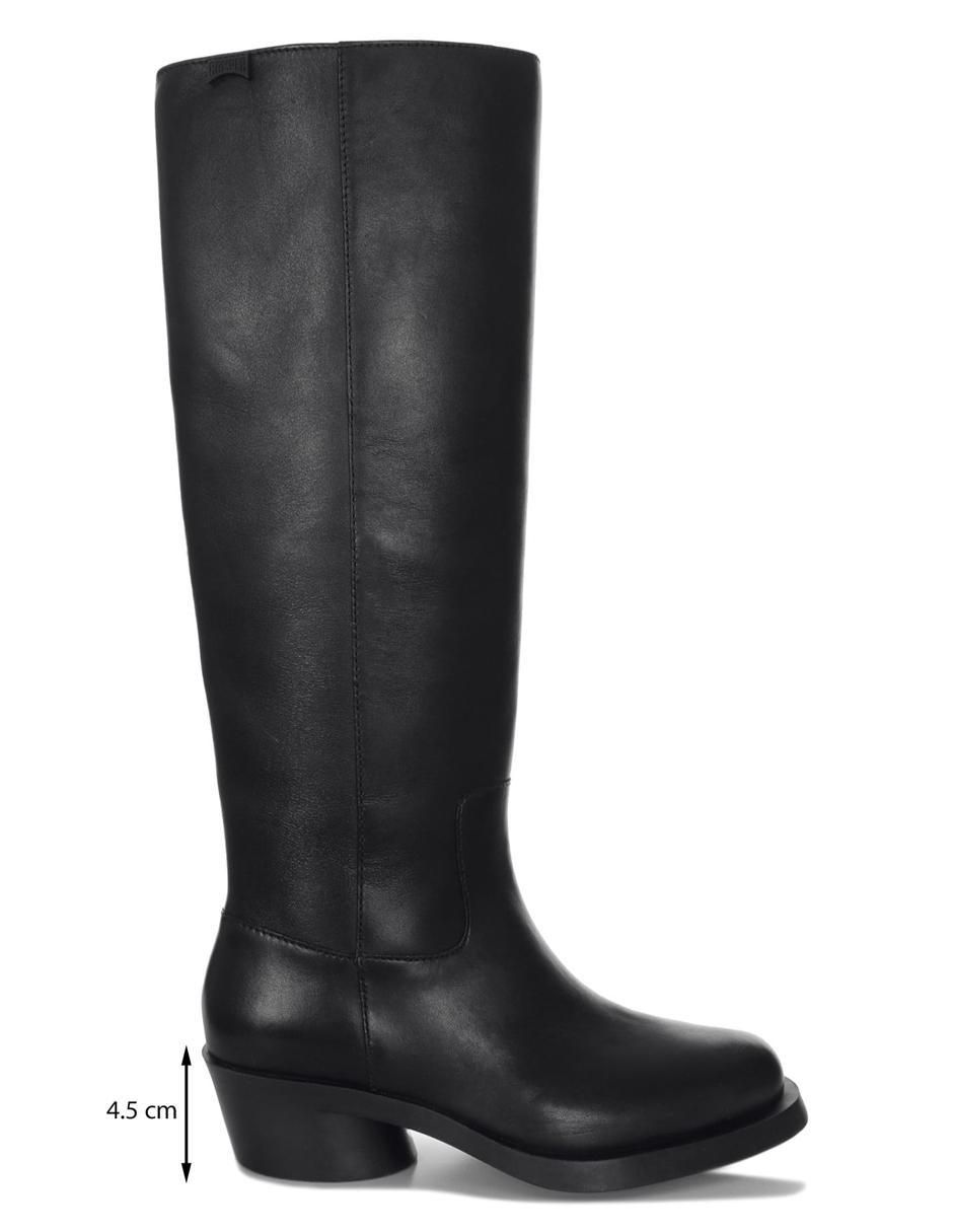 Bota abajo de la rodilla Bonnie de piel para mujer 6
