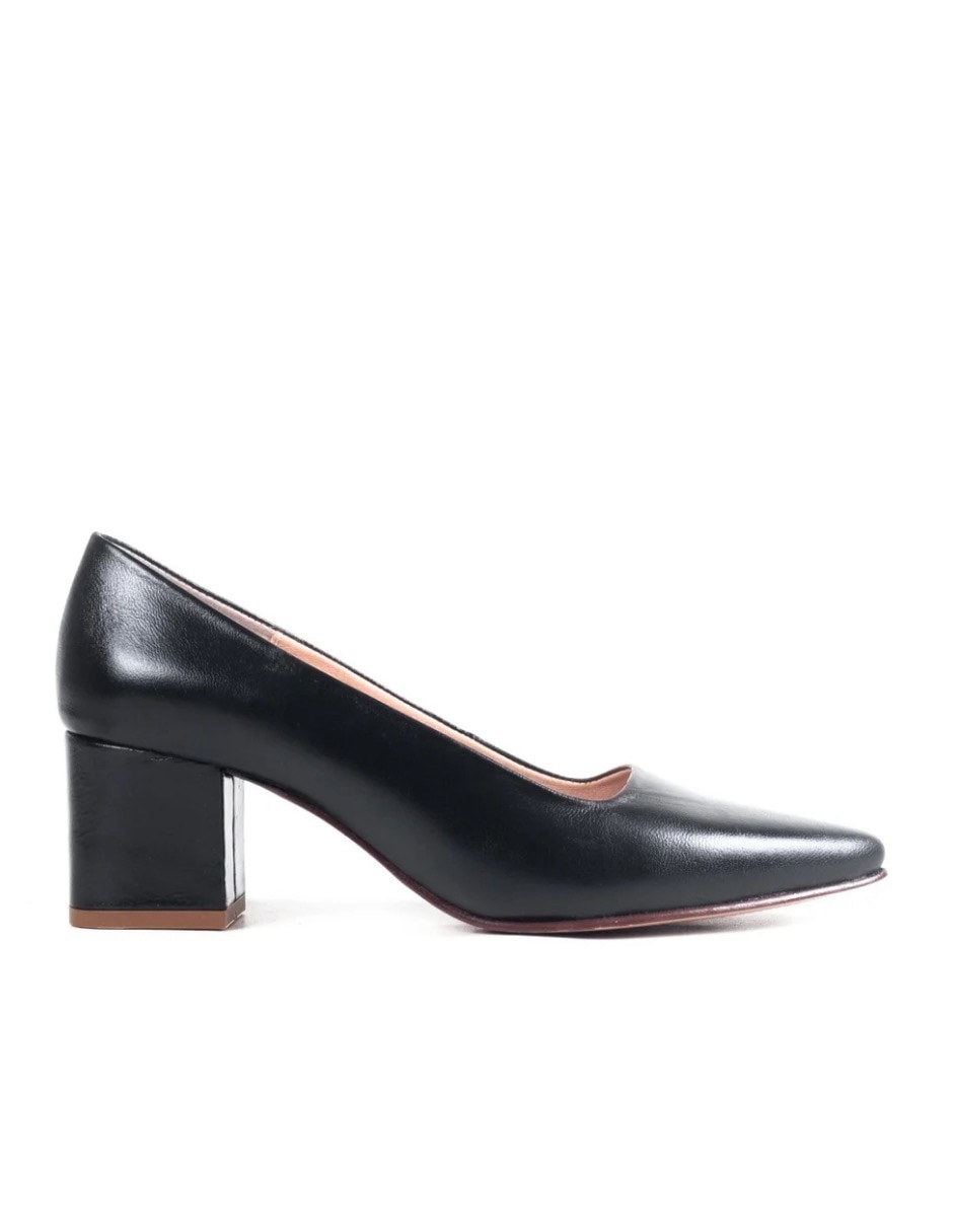 Zapatilla de piel