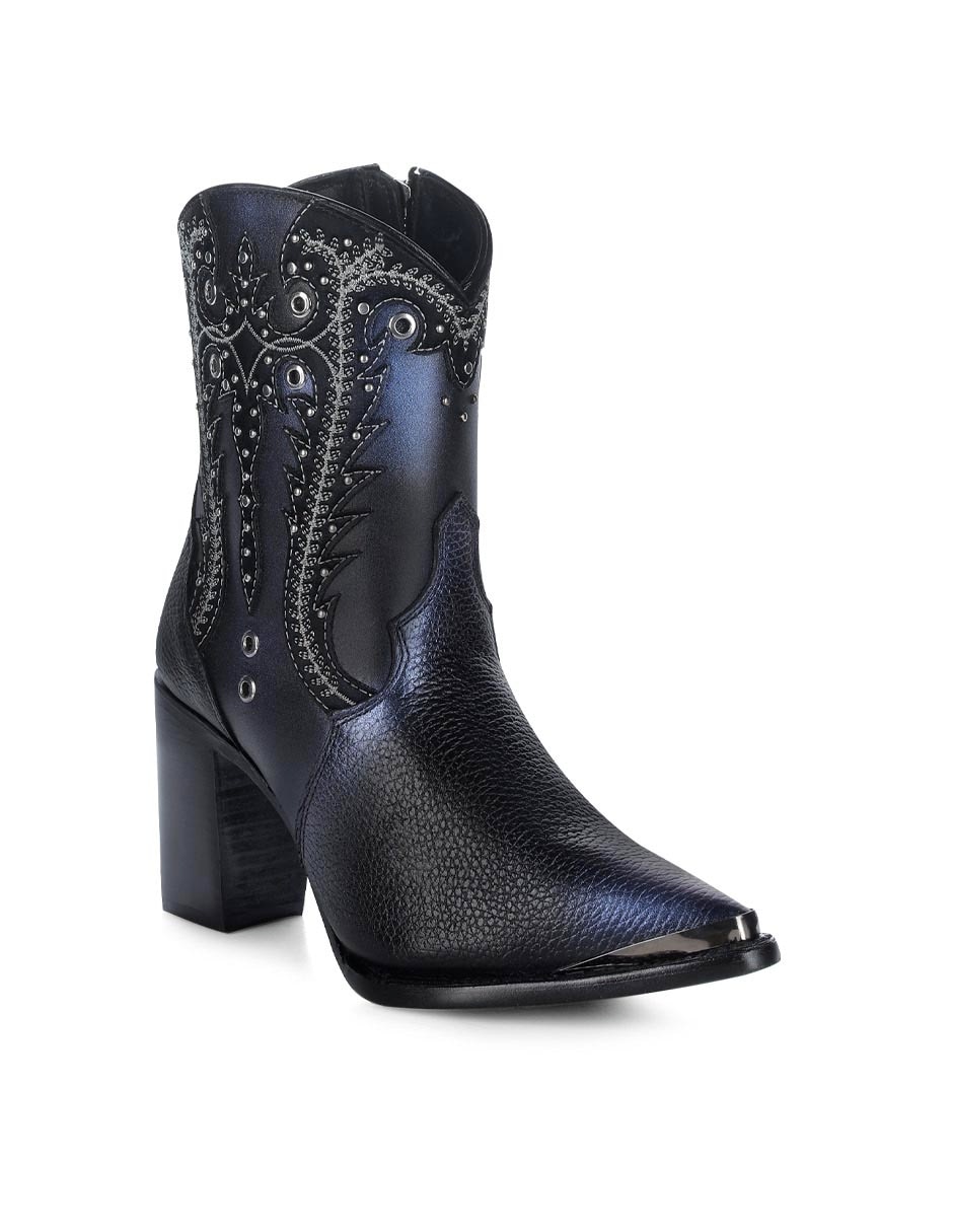 Bota arriba del tobillo de piel para mujer