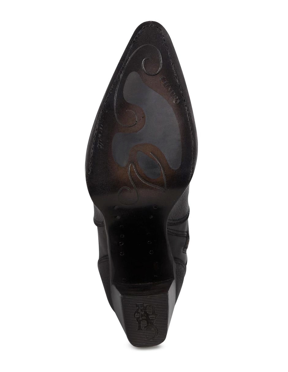 Bota arriba del tobillo de piel para mujer 4