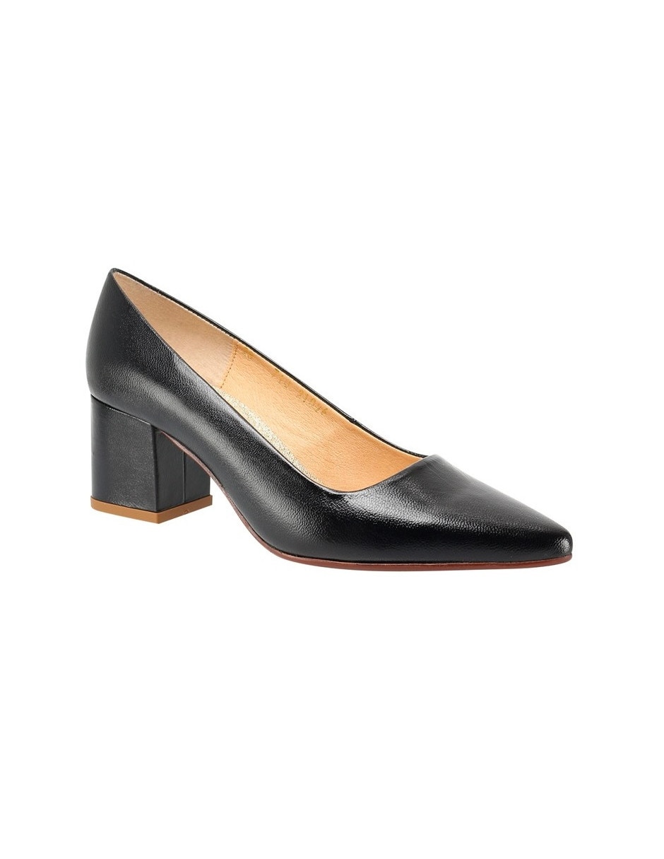 Zapatilla de piel