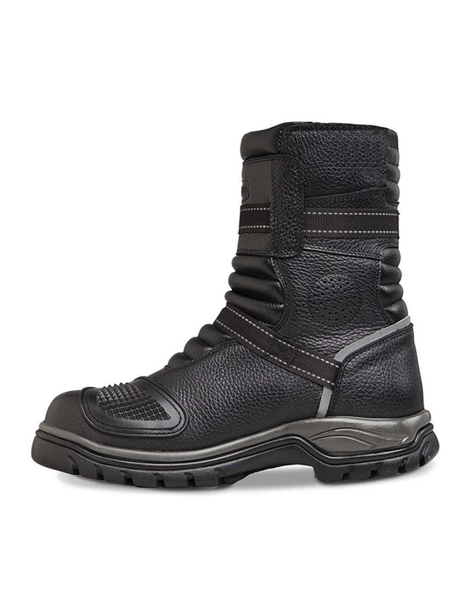 Bota arriba del tobillo de piel para mujer 4