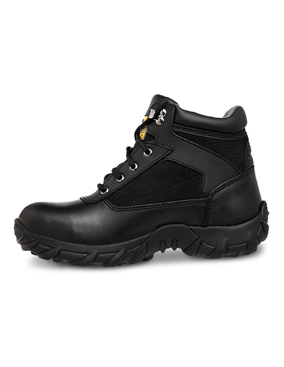 Bota al tobillo de piel para mujer 4