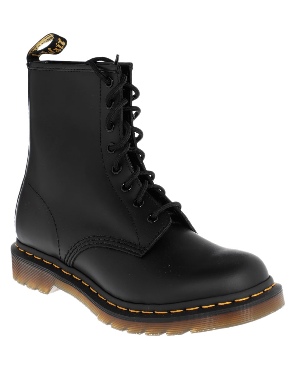 Bota arriba del tobillo de cuero para mujer