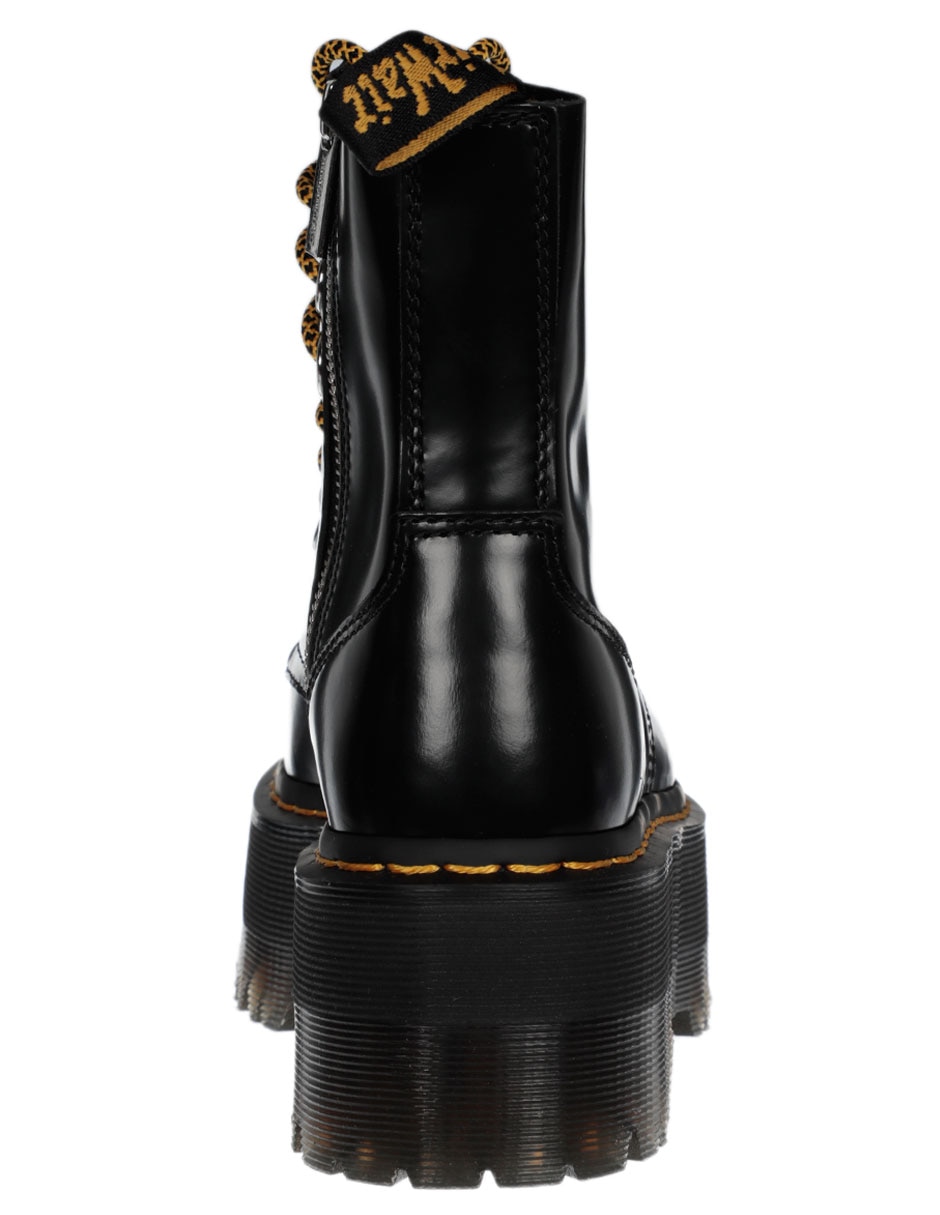 Bota arriba del tobillo de cuero para mujer 3