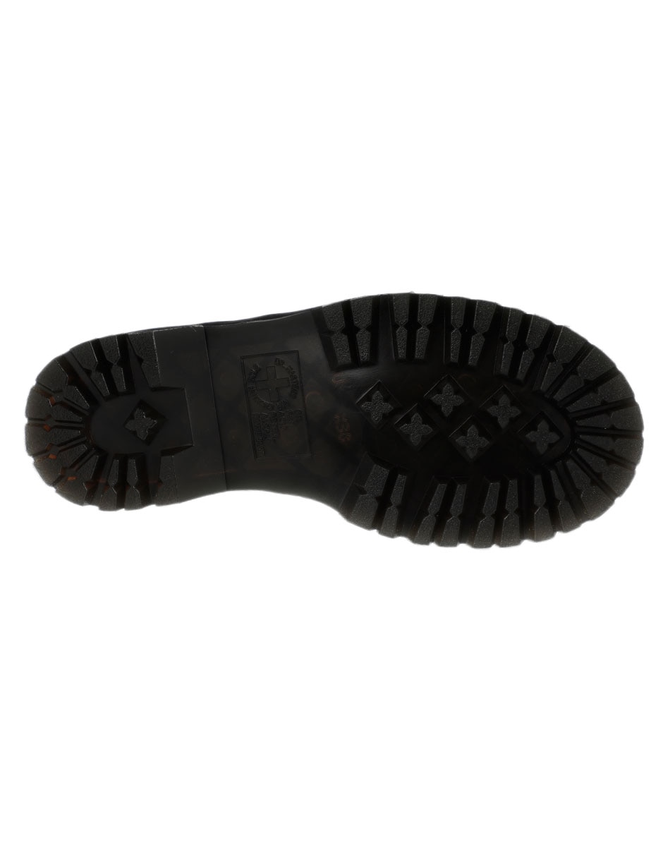 Bota arriba del tobillo de cuero para mujer 6
