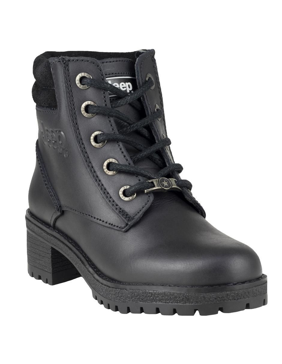 Bota arriba del tobillo de piel para mujer Bota arriba del tobillo de piel para mujer