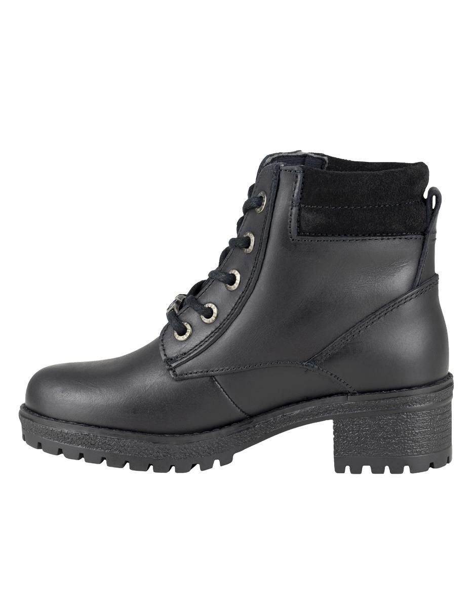 Bota arriba del tobillo de piel para mujer 3