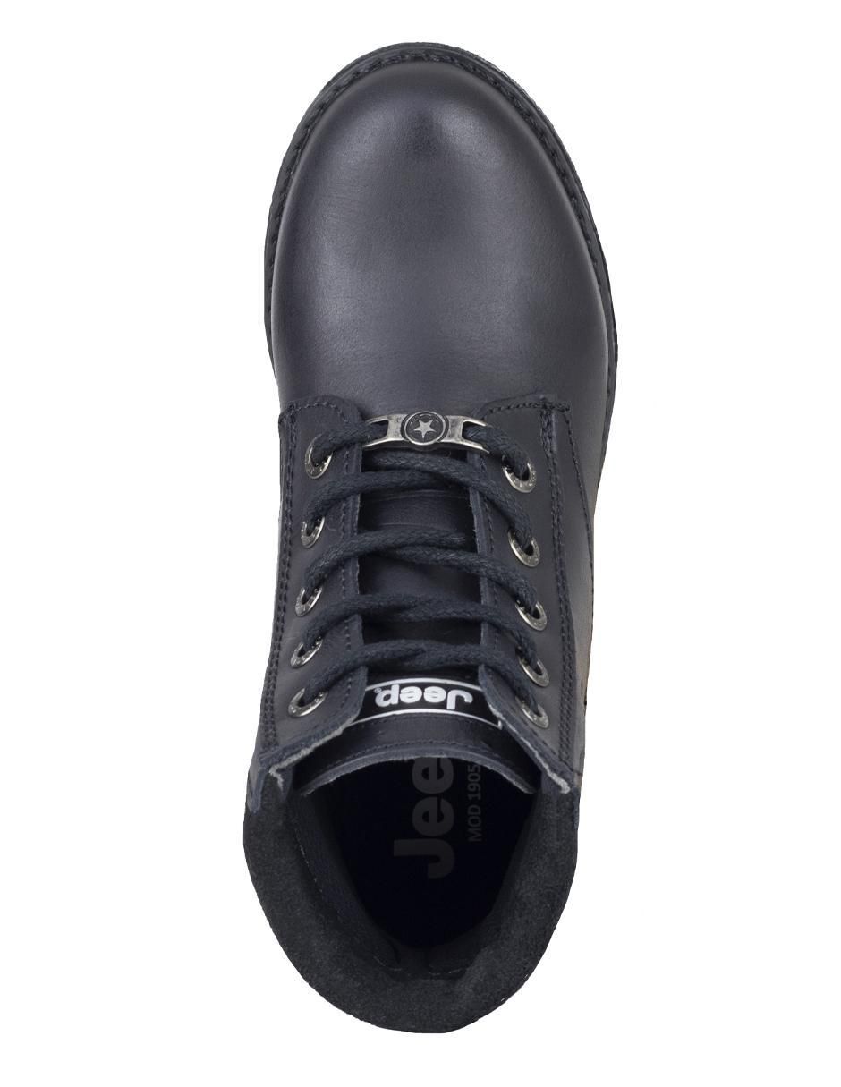 Bota arriba del tobillo de piel para mujer 6