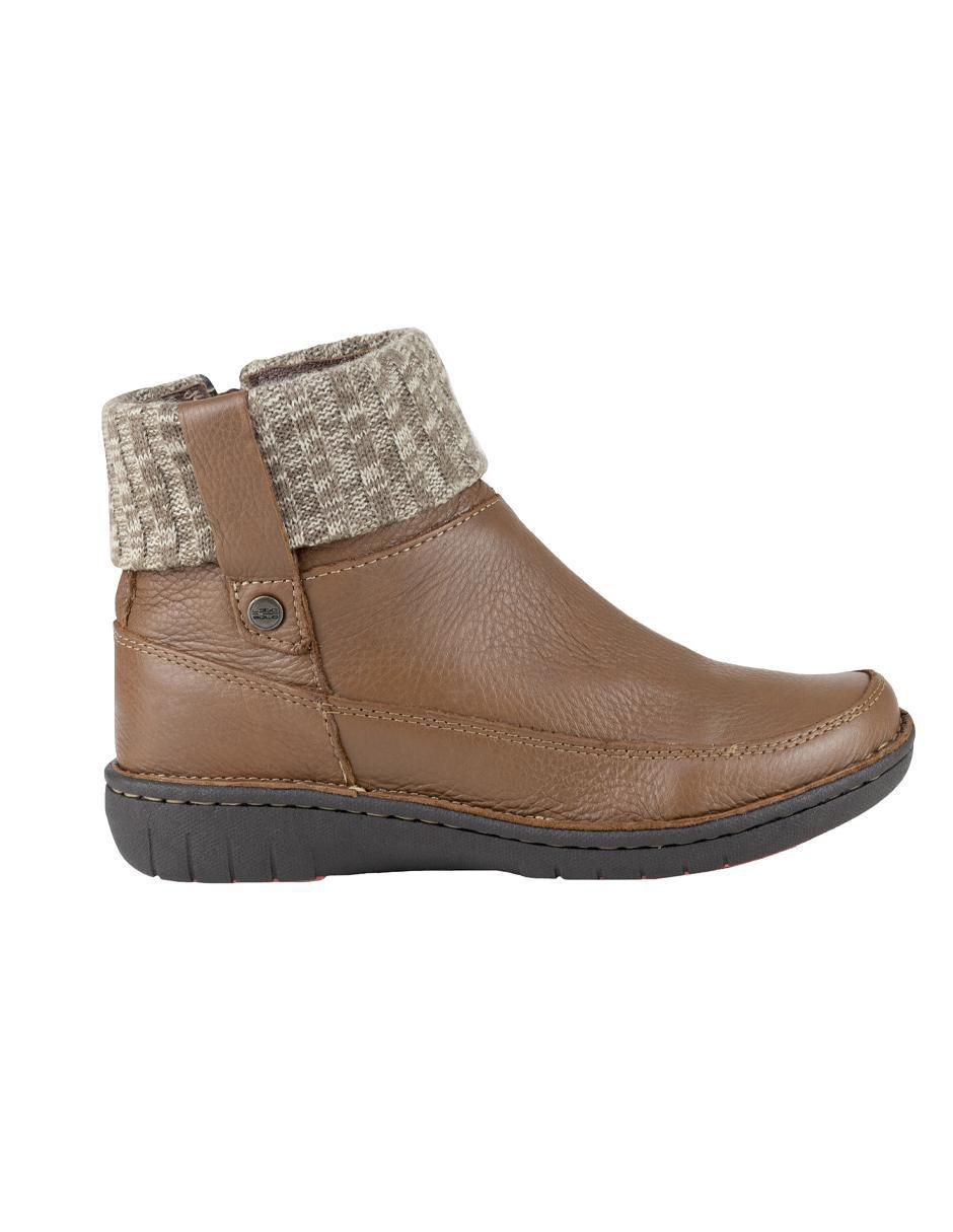 Bota arriba del tobillo de piel para mujer 2