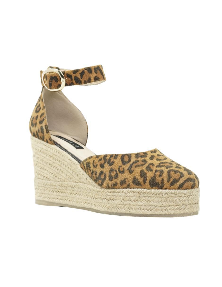 Alpargata para mujer Animal print