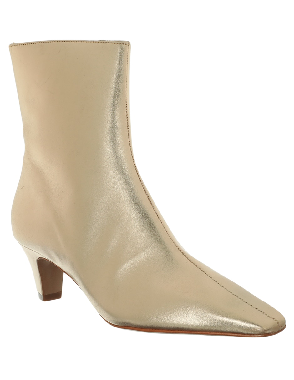 Bota arriba del tobillo de piel para mujer