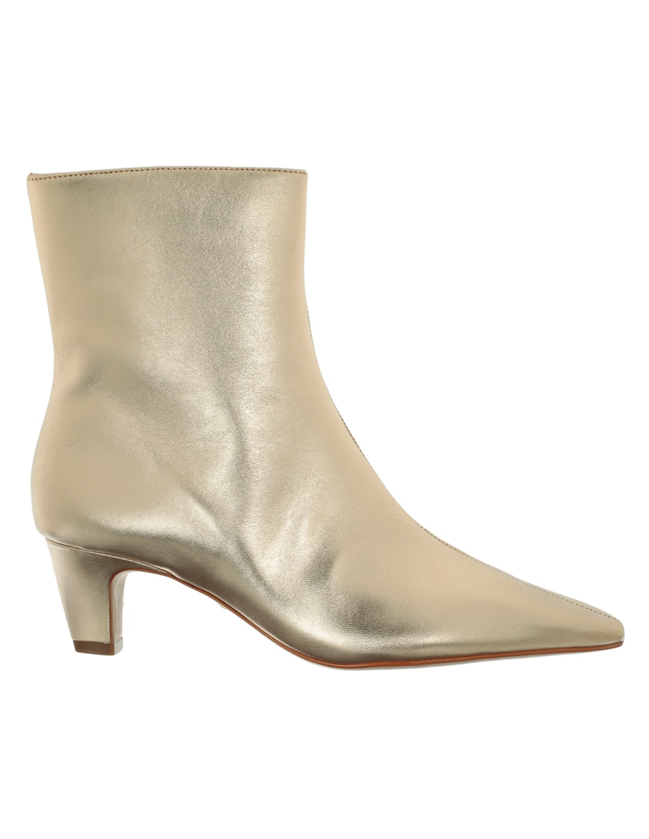 Bota arriba del tobillo de piel para mujer 2