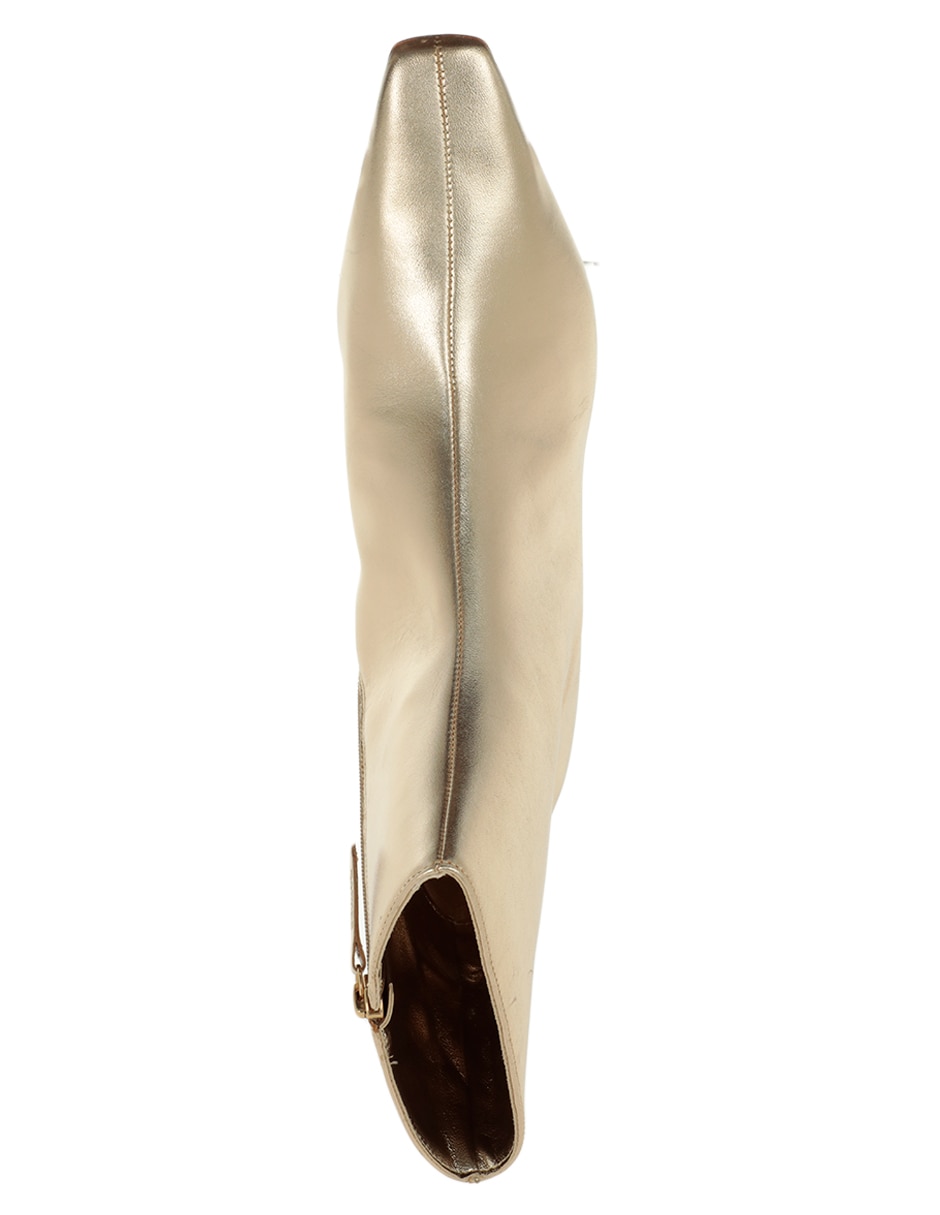 Bota arriba del tobillo de piel para mujer 5