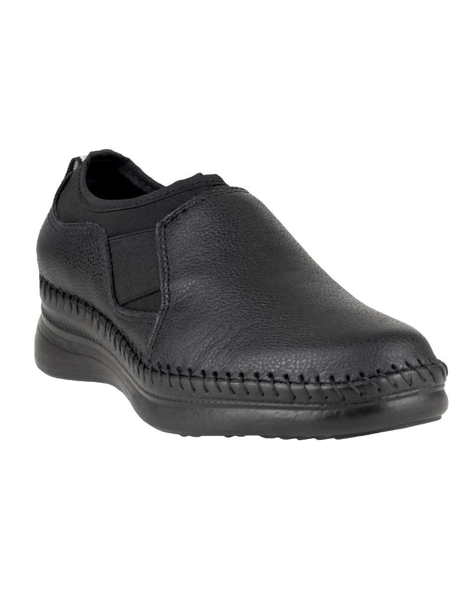 Mocasín de piel para mujer