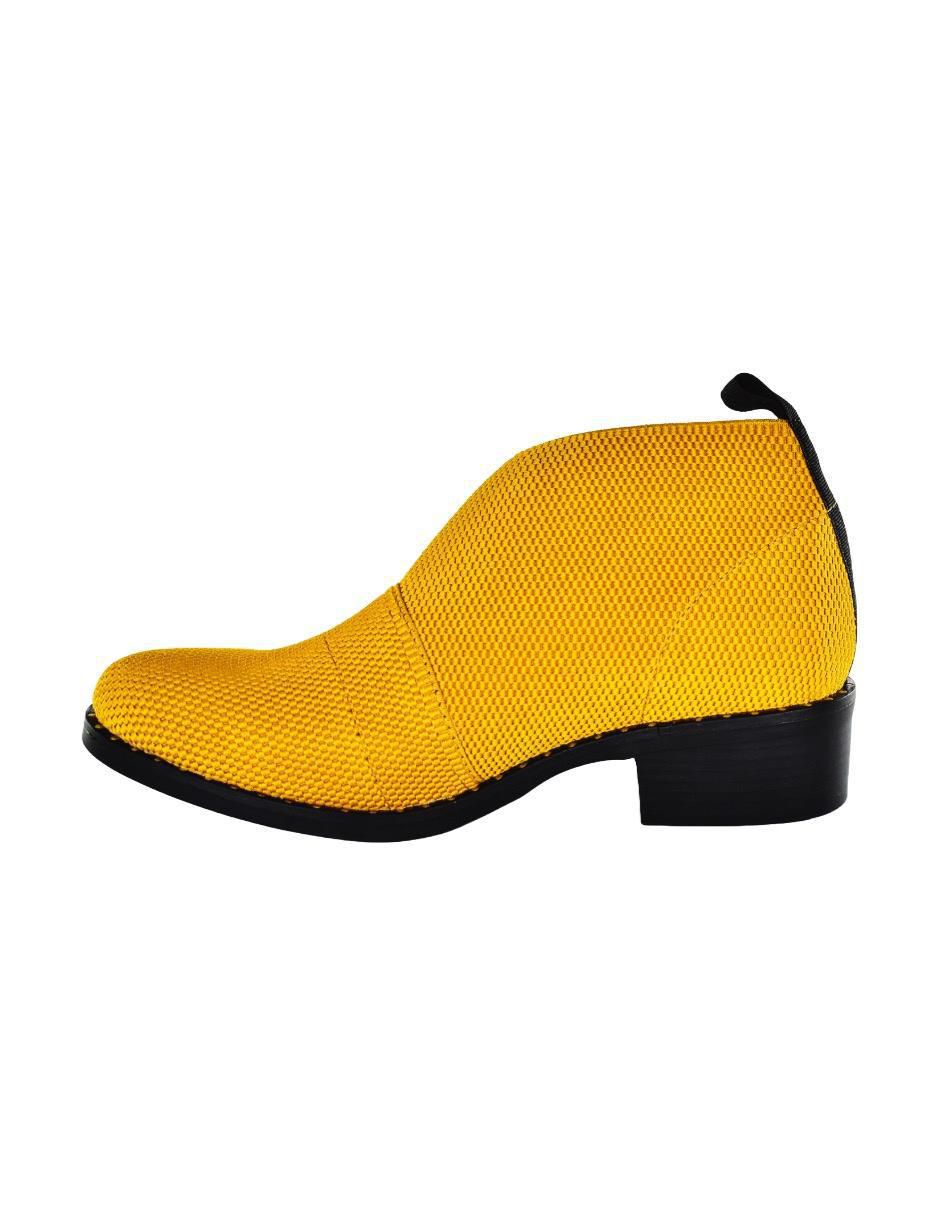Botín al tobillo san miguel shoe amira "de" textil "para mujer"