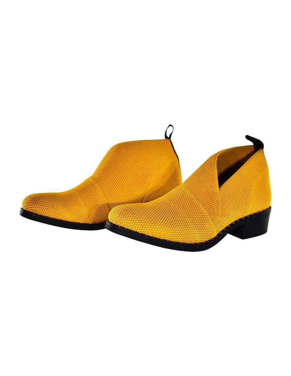 Botín al tobillo san miguel shoe amira "de" textil "para mujer"