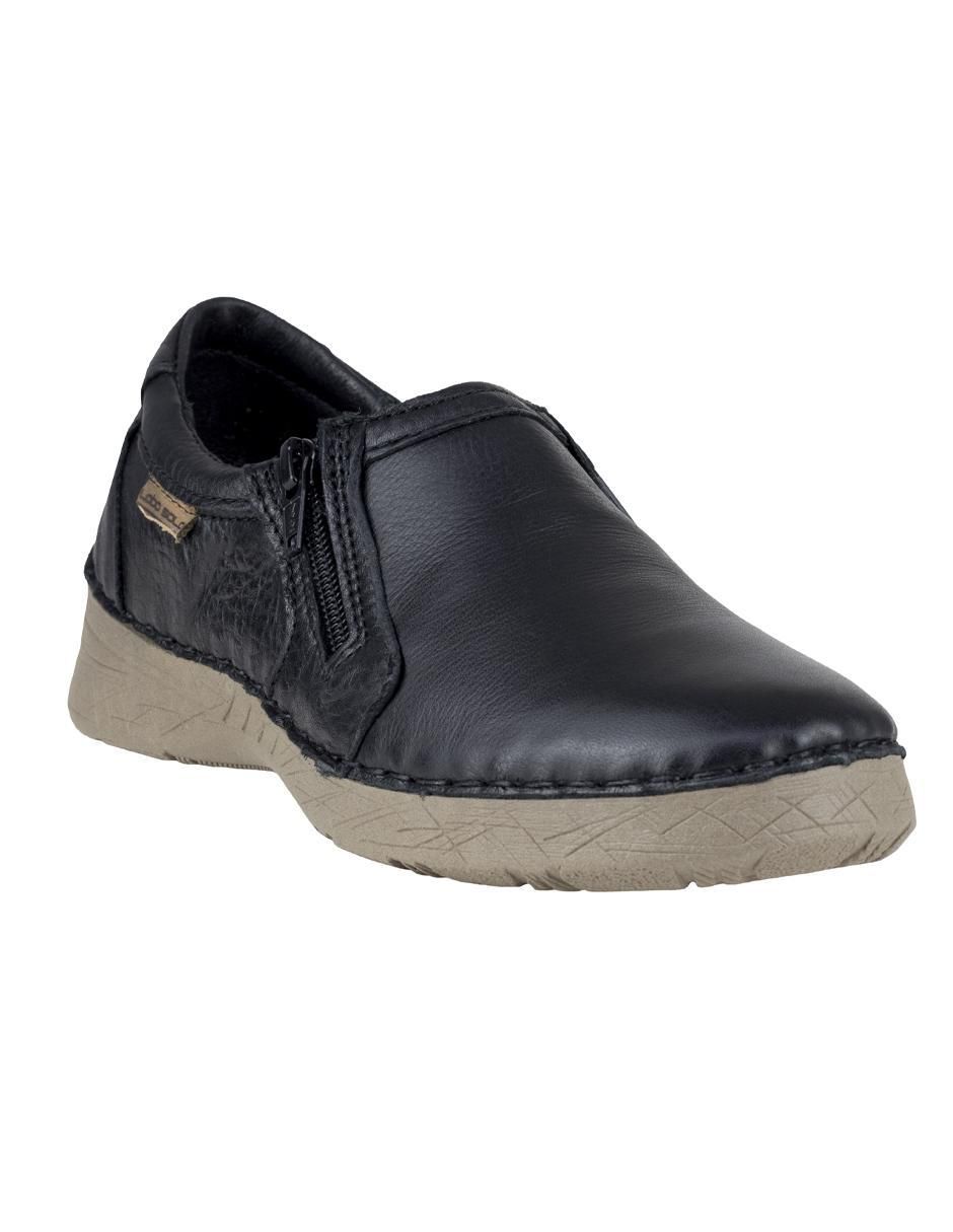 Mocasín de piel para mujer