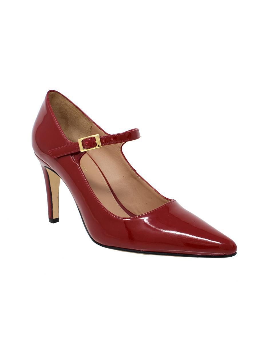 Zapatilla Mary Jane de piel