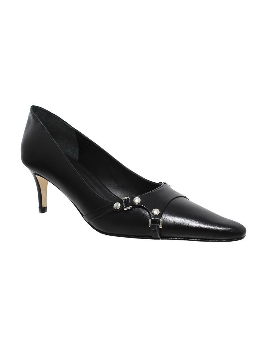 Zapatilla de piel