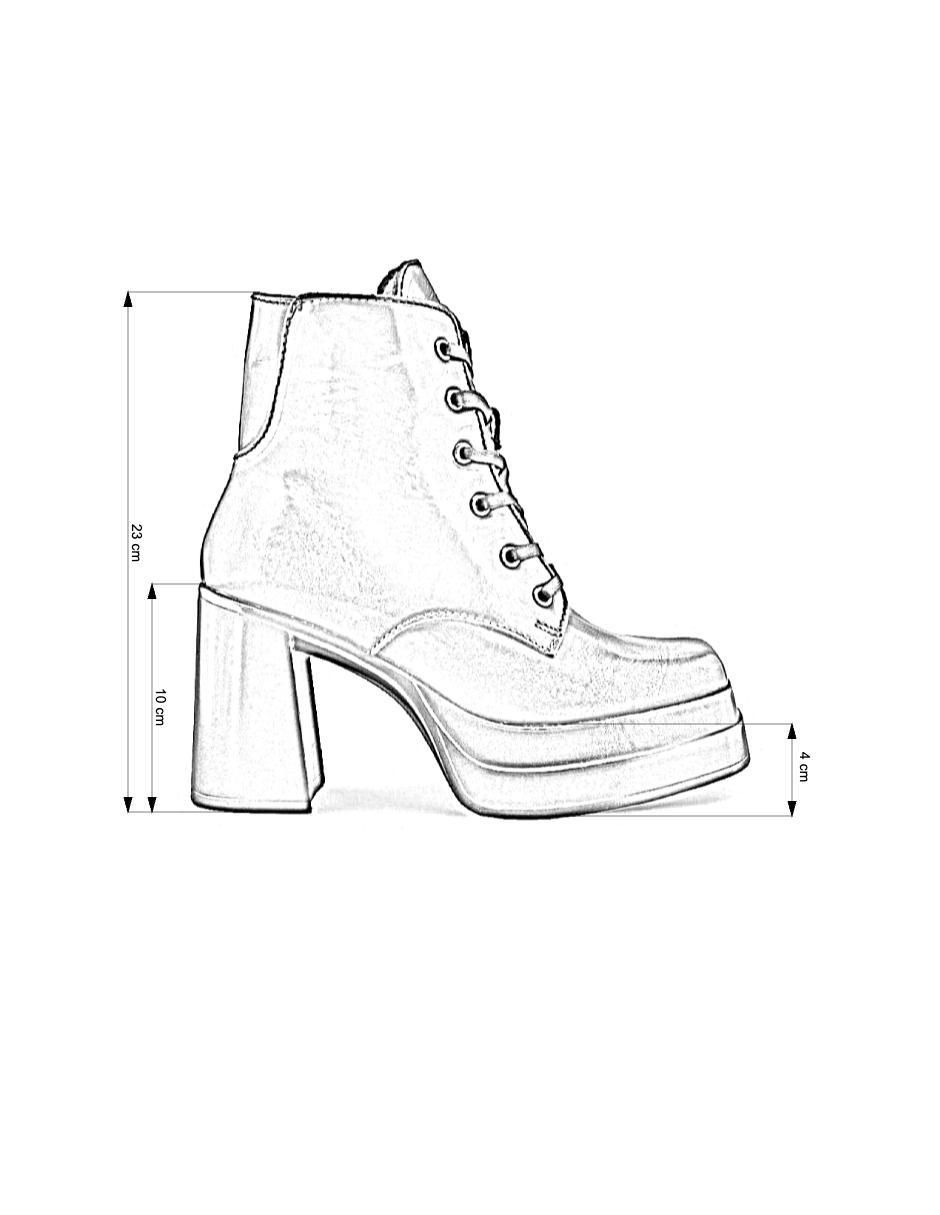 Bota arriba del tobillo de piel para mujer 6