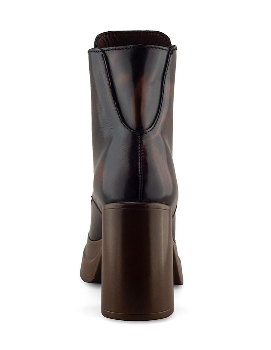 Bota arriba del tobillo de piel para mujer 3