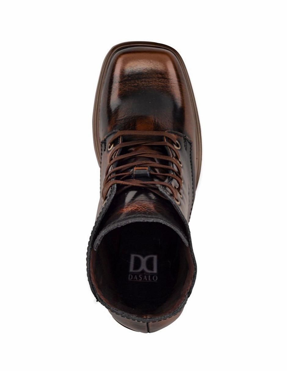 Bota arriba del tobillo de piel para mujer 5