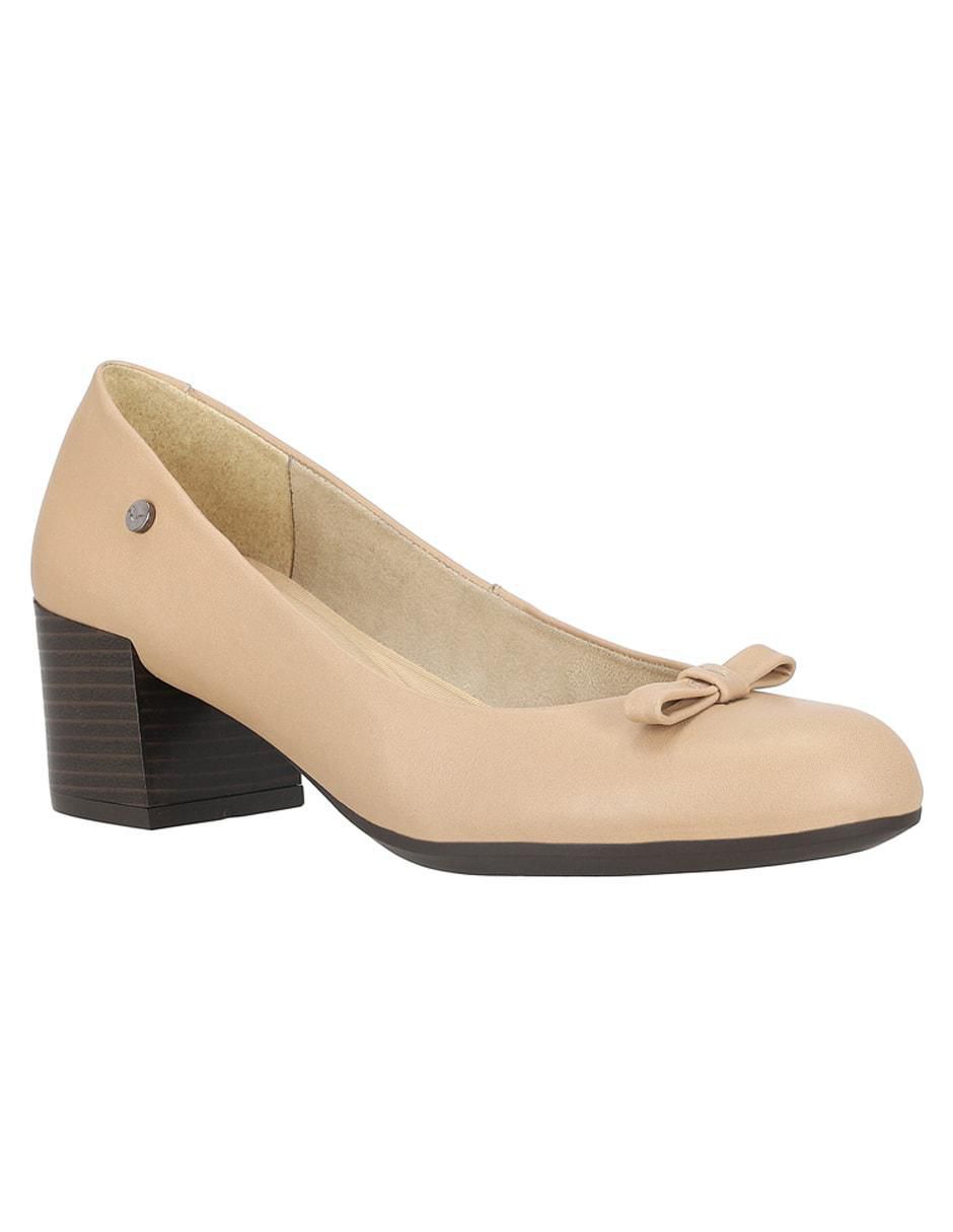Zapatilla de piel