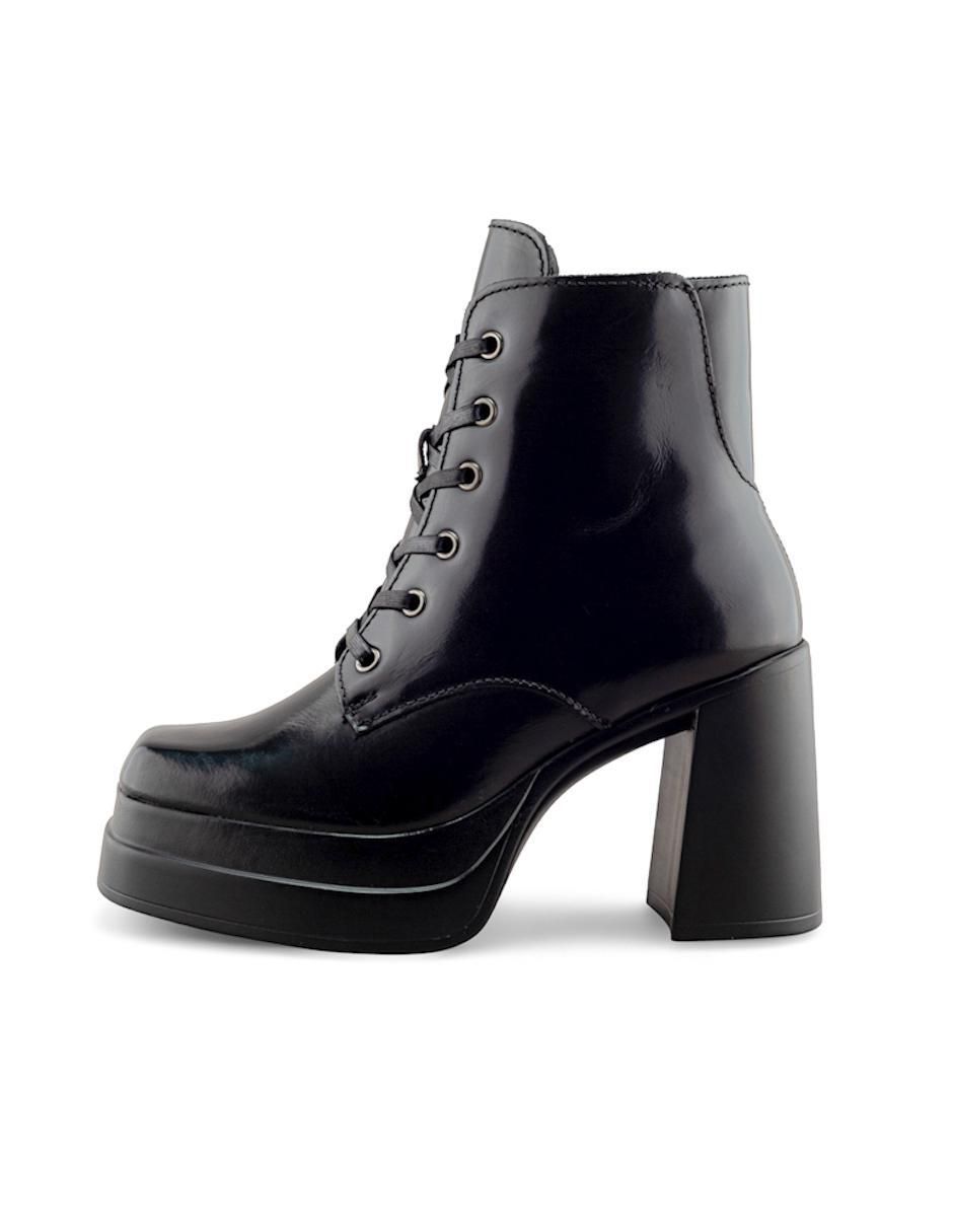 Bota arriba del tobillo de piel para mujer 6